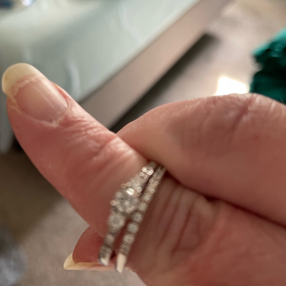 Size 10 Wedding Ring Set - image 5